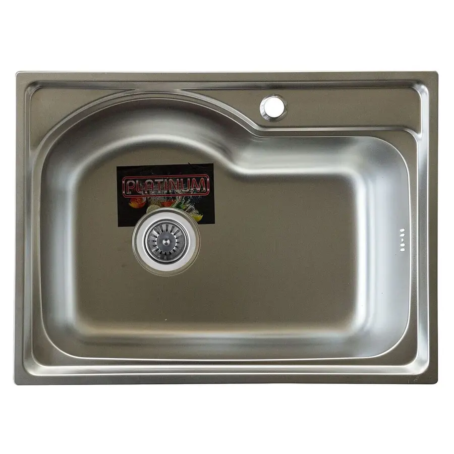 Кухонна мийка з нержавіючої сталі Valeso 5843 ДЕКОР 0,6/170