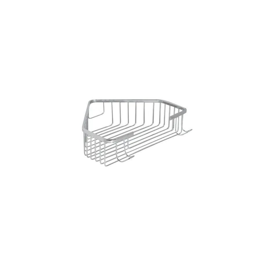 Поличка в ванну кутова Platinum 335 (полірована нержавійка, 250x250 мм)