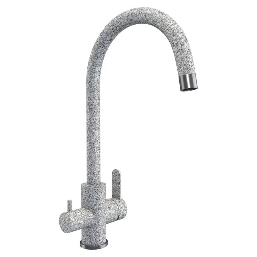 Змішувач кухонний Platinum 9A NESP (8204) Сірий