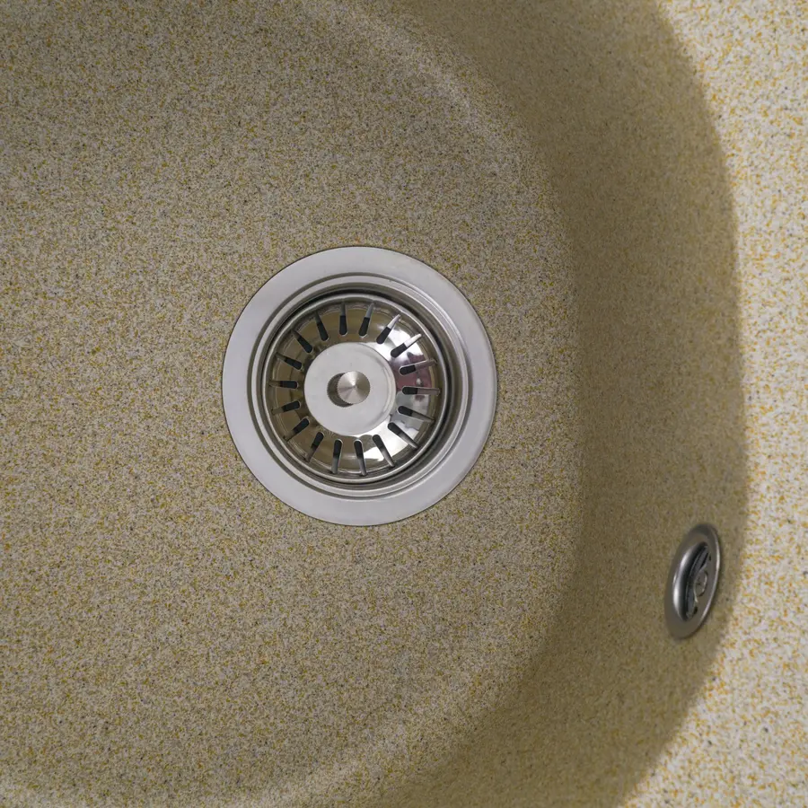 Гранітна мийка для кухні Platinum 510 LUNA матова Бежевий