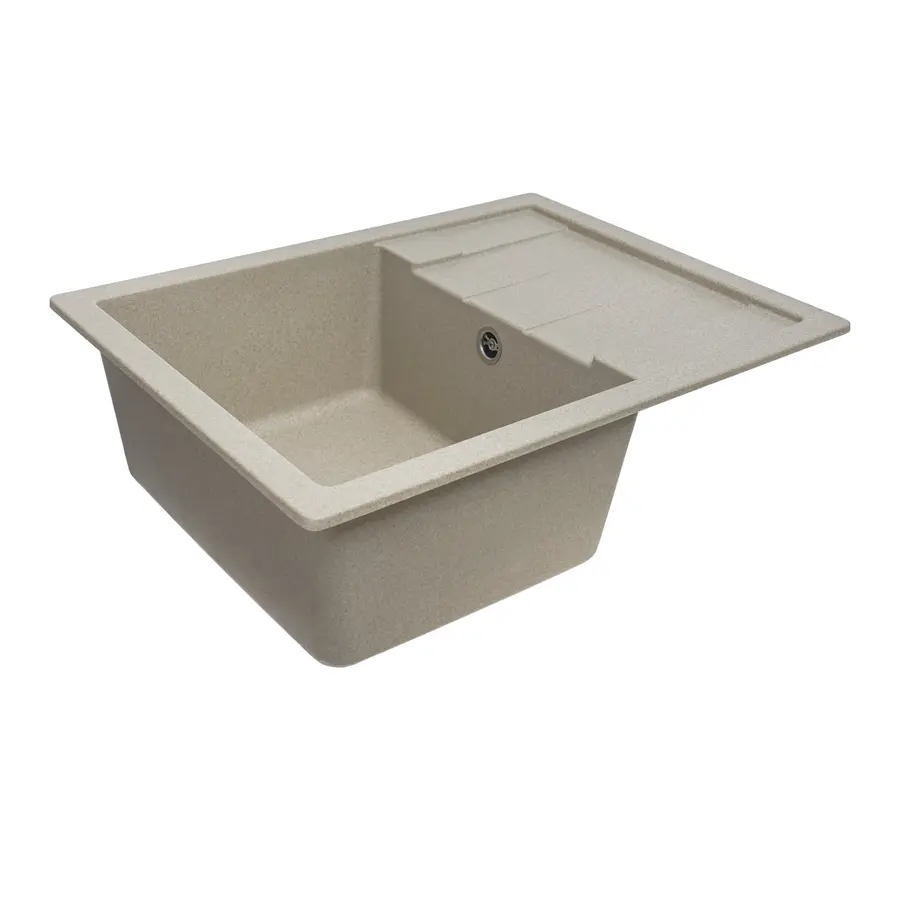 Гранітна мийка для кухні Platinum 6550 INTENSO матова Сафарі