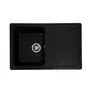 Гранітна мийка для кухні Platinum 7850 VERONA матова Чорна GOLD