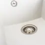 Гранитная мойка для кухни Platinum 4150 SOKIL матовая (белая в точку)