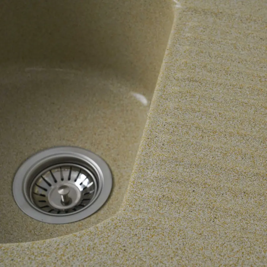 Гранітна мийка для кухні Platinum 6247 BORA глянець Беж