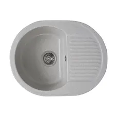 Гранітна мийка для кухні Platinum 6247 BORA глянець Топаз