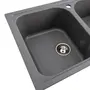 Гранитная мойка для кухни Platinum 7950 Equatoria матовый Серый муссон