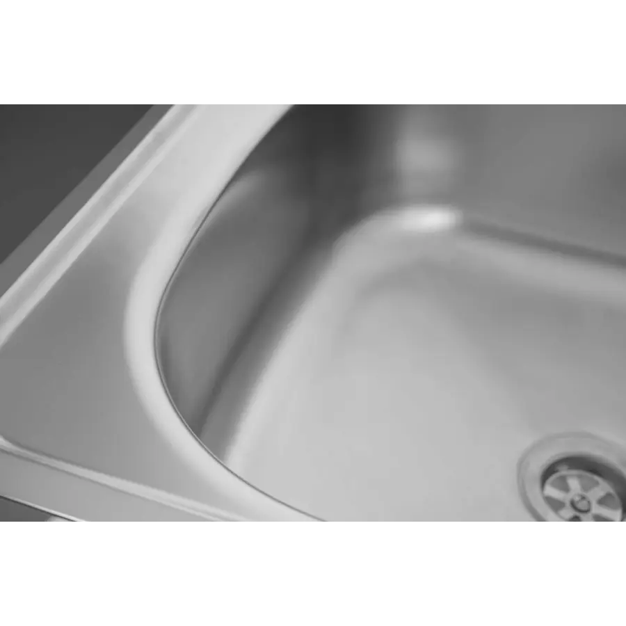 Кухонна врізна мийка з нержавіючої сталі Platinum САТИН 4050 (0,5/160 мм)