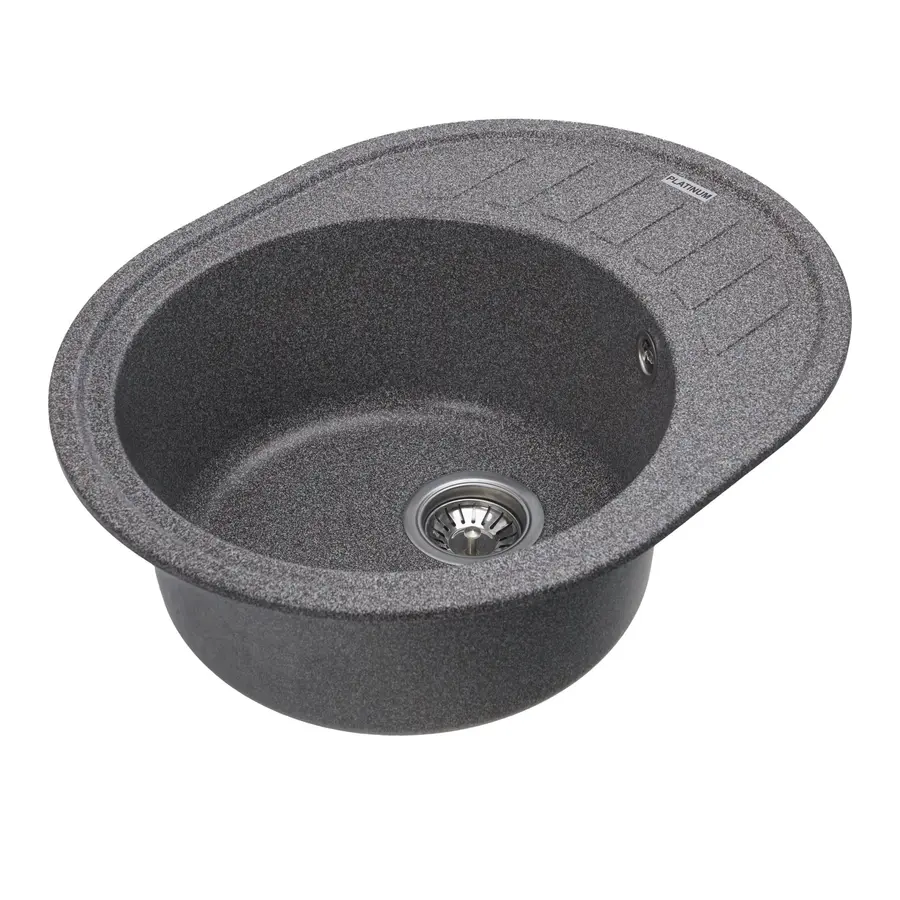 Гранітна мийка для кухні Platinum 6250 SOUL матова Мікс