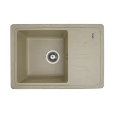 Гранітна мийка для кухні Platinum 6243 LIANA матова Беж