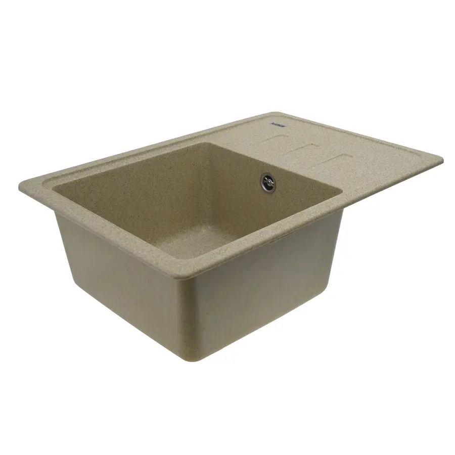 Гранітна мийка для кухні Platinum 6243 LIANA матова Беж