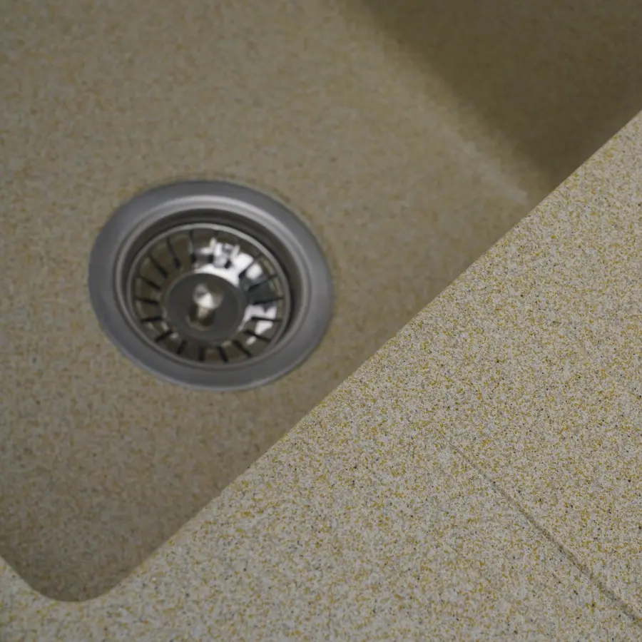 Гранітна мийка для кухні Platinum 6243 LIANA матова Беж