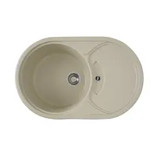 Гранітна мийка для кухні Platinum 7750 GAZZO глянець Айворі