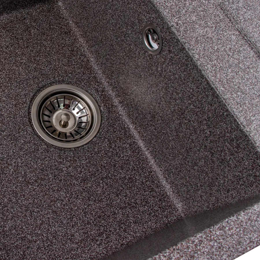 Гранитная мойка для кухни Platinum 7950 Selena матовая Микс