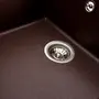 Гранітна мийка для кухні Platinum 7950 Selena матова Мокко