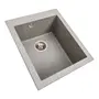 Гранітна мийка для кухні Platinum 4150 SOKIL матова (сіра)