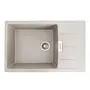 Гранітна мийка для кухні Platinum 7850 ROMA матова (сіра)