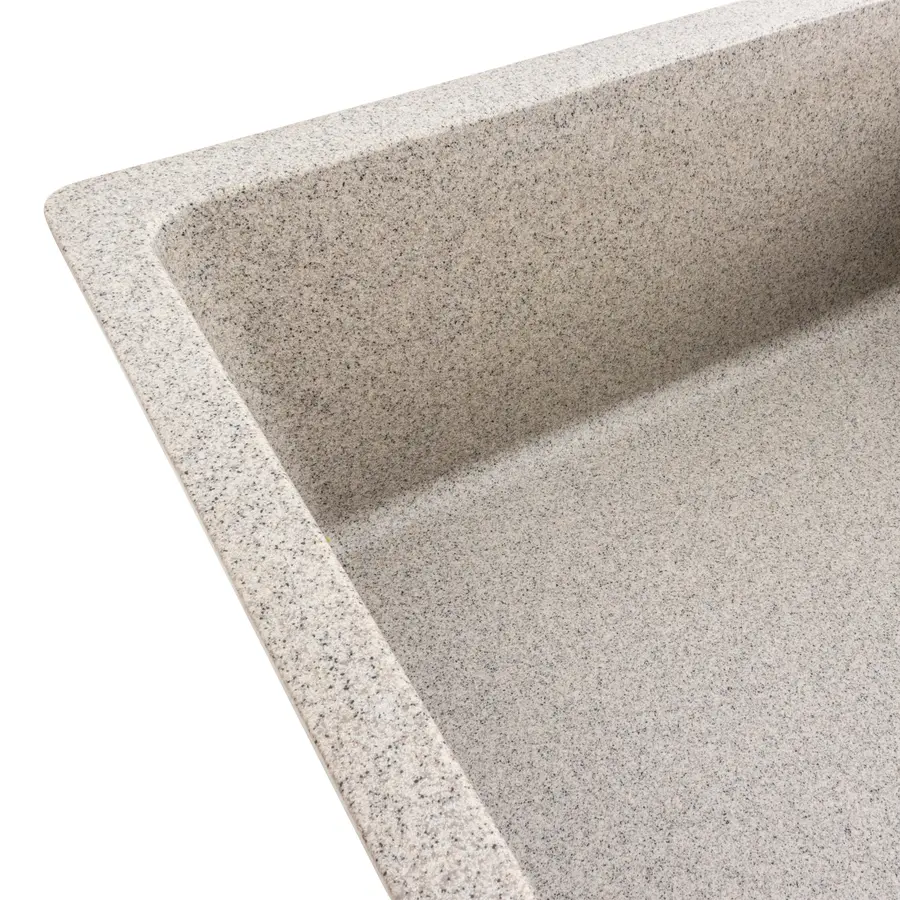 Гранітна мийка для кухні Platinum 7850 ROMA матова (сіра)