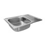 Кухонна мийка з нержавіючої сталі Platinum 7050 САТИН (0,8/180 мм)