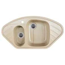 Гранітна мийка для кухні Platinum 9250UW LARGO глянець Пісок