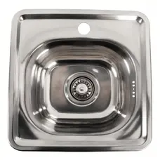 Кухонна мийка з нержавіючої сталі Platinum 4848 ПОЛІРОВКА (0,6/170 мм)