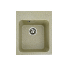 Гранітна мийка для кухні Platinum 4050 RUBY глянець Беж