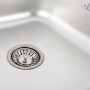 Кухонна мийка з нержавіючої сталі Platinum ДЕКОР 6060 L (0,7/160 мм)