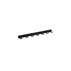 Тримач для рушників на 7 гачків чорний Platinum 5516-7PL (алюміній)