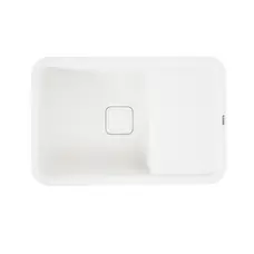 Гранітна мийка для кухні Platinum 7850 CUBE матова Білосніжна