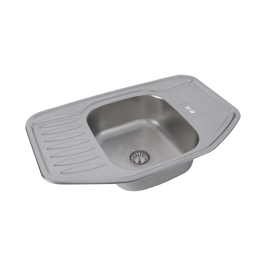 Кухонна мийка з нержавіючої сталі Platinum САТИН 7851 (0,8/180 мм)