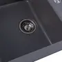 Гранітна мийка для кухні Platinum 7850 TROYA матова Сірий мусон