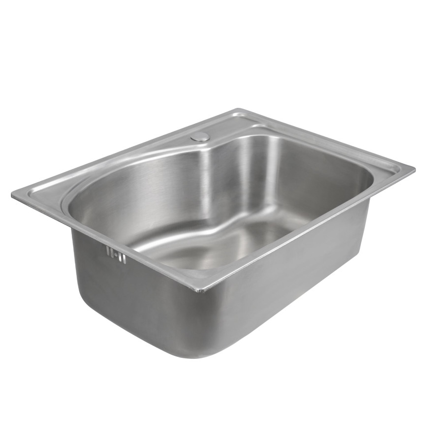 Кухонна мийка з нержавіючої сталі Platinum САТІН 5843 (0,6/210 mm)