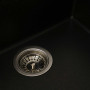 Гранітна мийка для кухні Platinum 5444 OASIS матова Чорна GOLD
