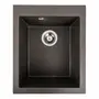 Гранітна мийка для кухні Platinum 4150 SOKIL матова Темна скеля