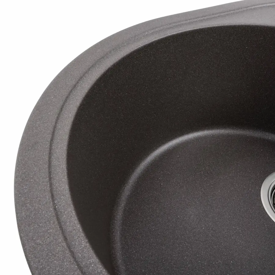 Гранітна мийка для кухні Platinum 5847 ONYX матовий Гренадін