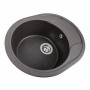 Гранитная мойка для кухни Platinum 5847 ONYX матовый Гренадин