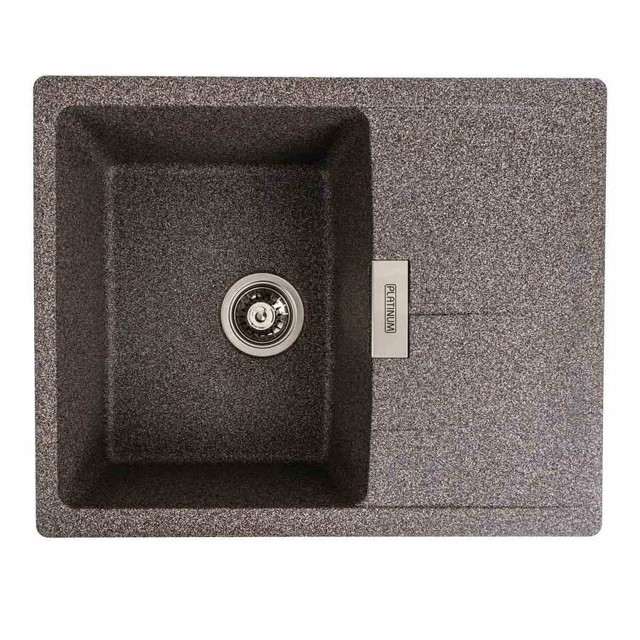 Гранітна мийка для кухні Platinum 6250 ZIRKONE матовий Мікс