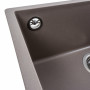 Гранитная мойка для кухни Platinum 5444 OASIS матовая Дюна