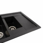 Гранитная мойка для кухни Platinum 7850W TOSKANA матовый Морион