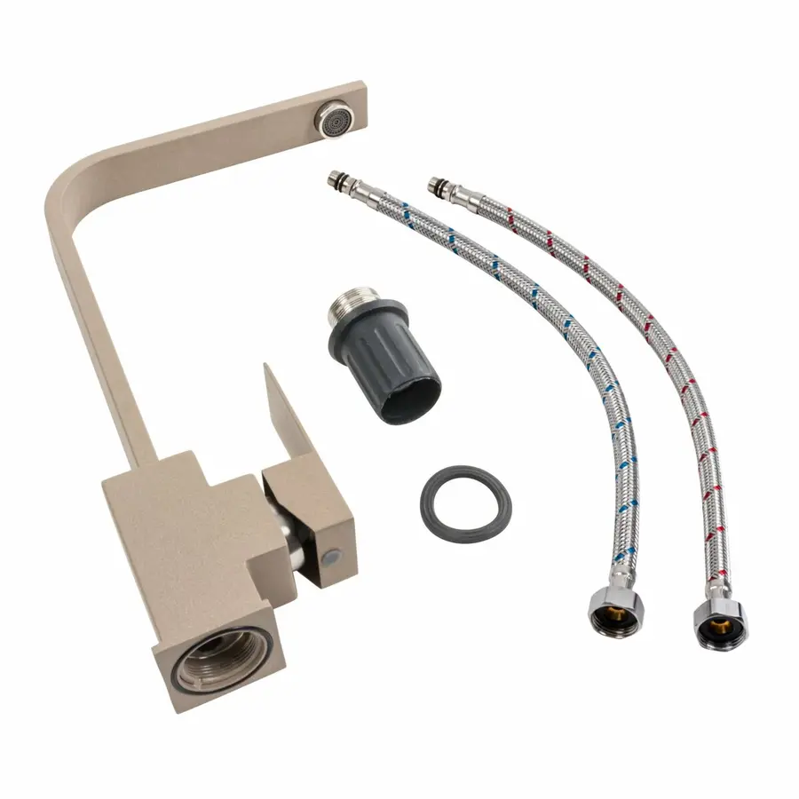 Змішувач кухонний Platinum 179 NES (3007) Тітан