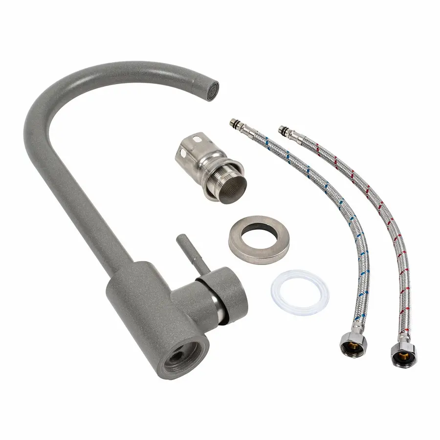 Змішувач Platinum 56 B NESP (3008 А) Сірий мусон