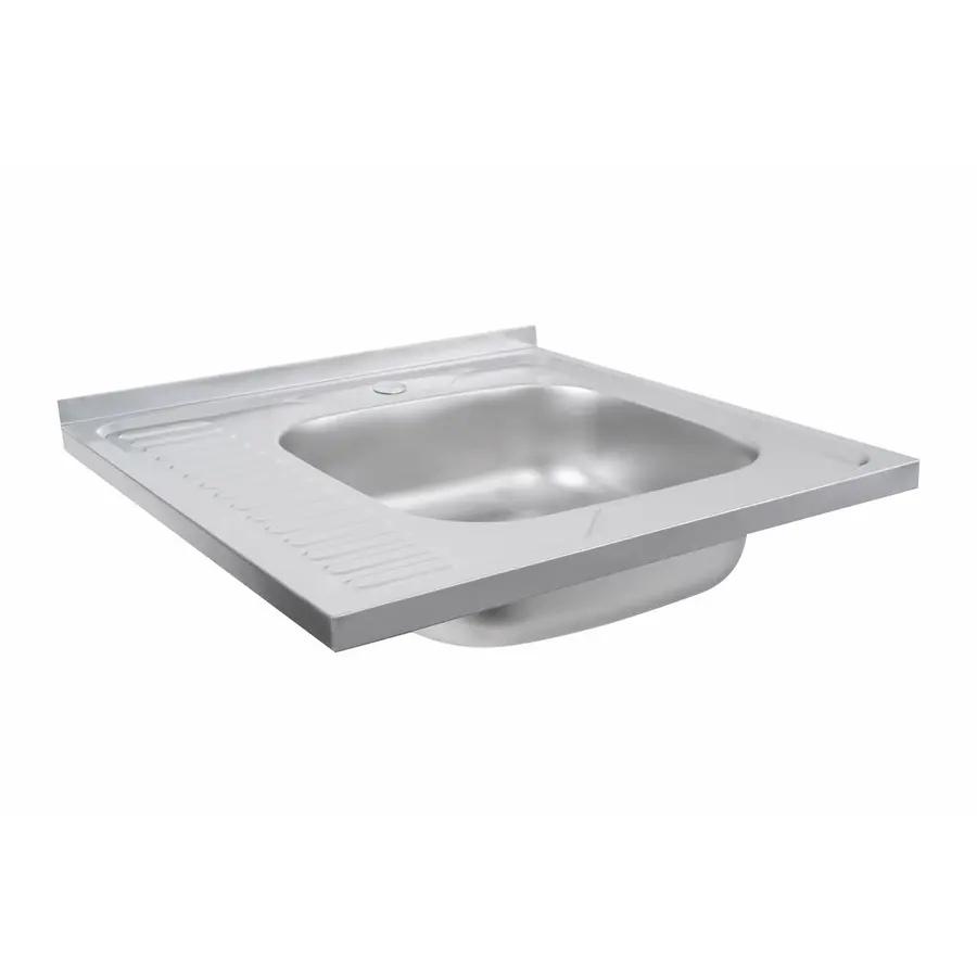 Кухонна мийка з нержавіючої сталі Valeso САТИН 6060 R (0,7/160 мм)