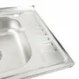 Кухонна мийка з нержавіючої сталі Valeso САТИН 6050 L (0,7/160 мм)