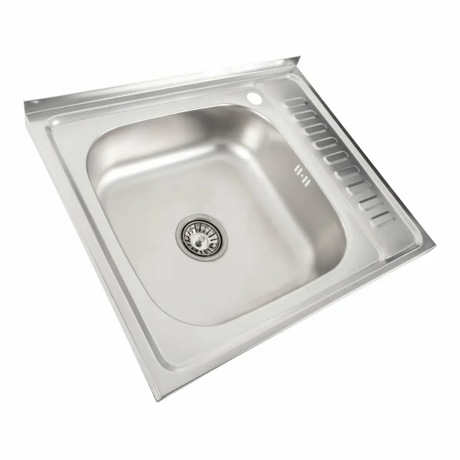 Кухонна мийка з нержавіючої сталі Valeso САТИН 6050 L (0,7/160 мм)