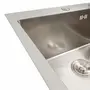 Кухонная мойка 50*50 нержавейка DECOR Valeso Handmade (сифон круглый, 3,0/0,8)