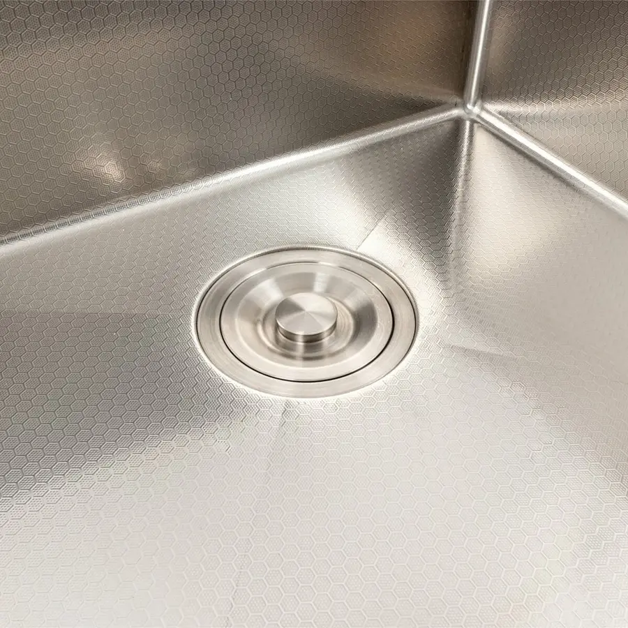Кухонная мойка 50*50 нержавейка DECOR Valeso Handmade (сифон круглый, 3,0/0,8)