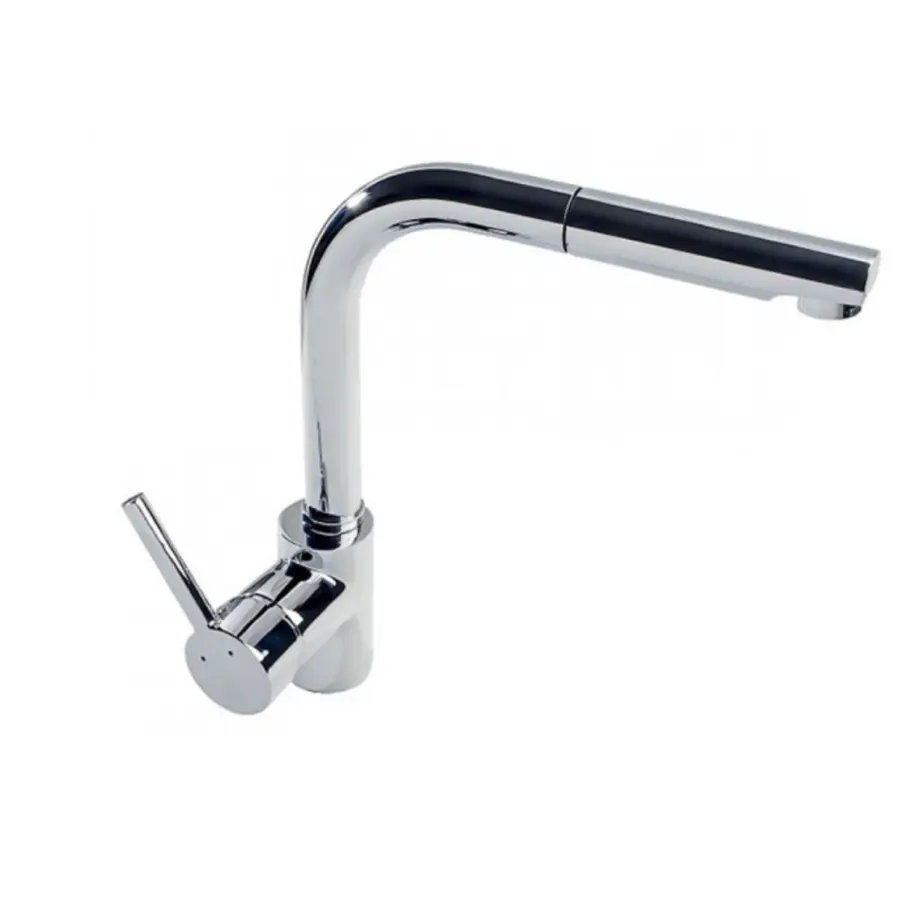 Смеситель кухонный с выдвижной воронкой VALESO C698 хром