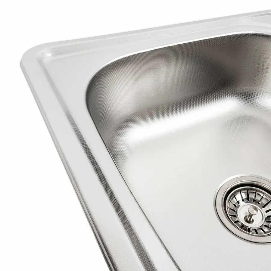 Кухонна мийка з нержавіючої сталі VALESO 5848 ДЕКОР (0,6/170 мм)