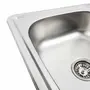 Кухонна мийка з нержавіючої сталі VALESO 5848 ДЕКОР (0,6/170 мм)