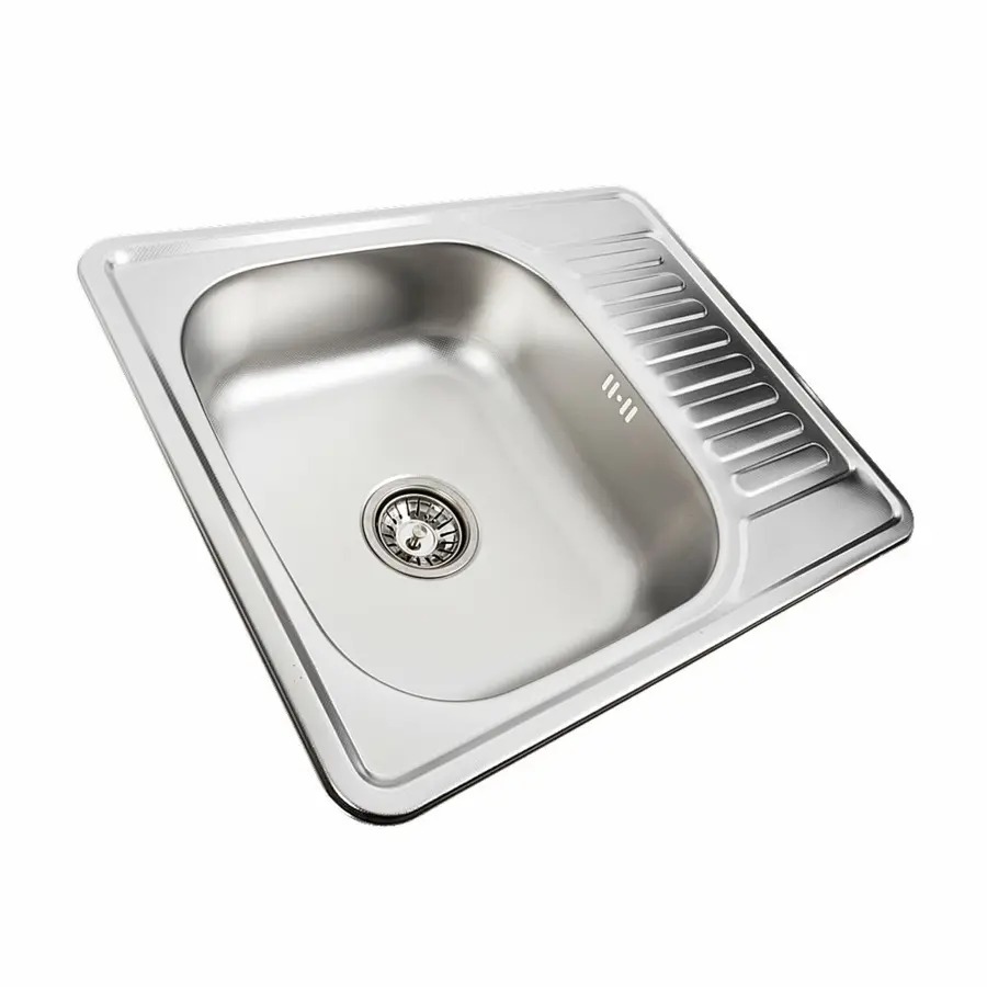 Кухонна мийка з нержавіючої сталі VALESO 5848 ДЕКОР (0,6/170 мм)