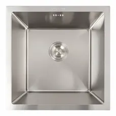 Кухонна мийка нержавійка 44*44 VALESO Handmade монтаж під стільницю (3.0/0.8)